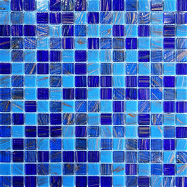Foshan Hersteller Goldline 20 x 20 mm Glasmosaik für Hintergrundwand